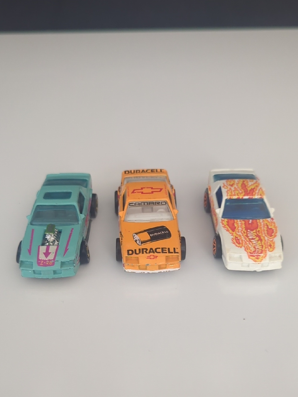 Vintage diecast 1980's Hot Wheels Duracell Camaro Hot Wheels Z28 & Blown Z28